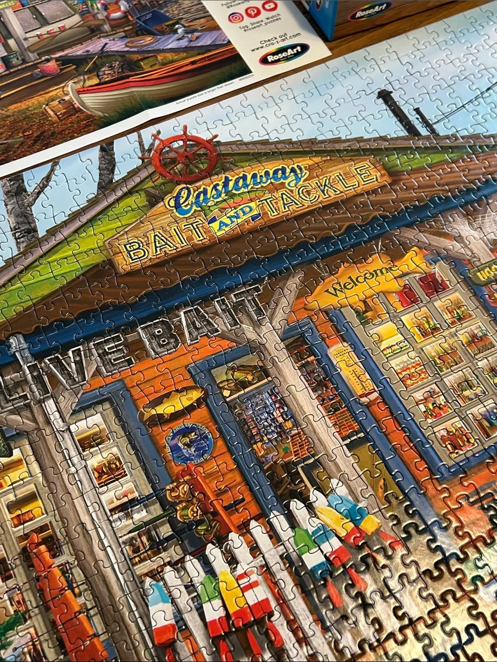 Castaway Bait and Tackle 1000 piece Puzzle 🧩 🧩